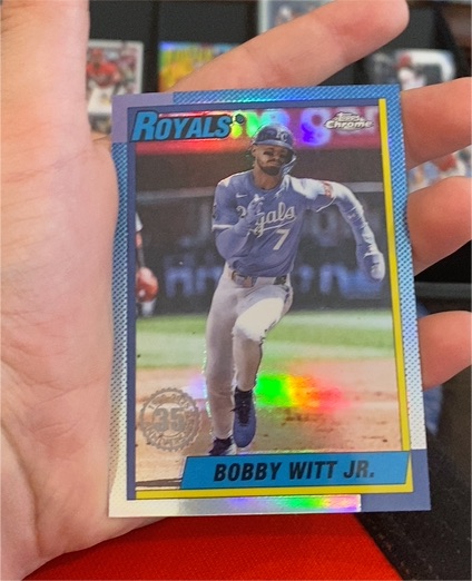 2025 Topps Chrome Update #90CU-2 Bobby Witt Jr. — front