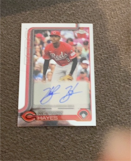2025 Topps Chrome #RA-KH Kacswain Hayes — front