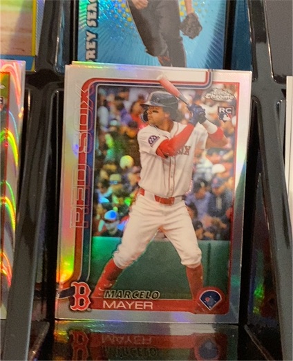 2025 Topps Chrome Update #US105 Marcelo Mayer — front