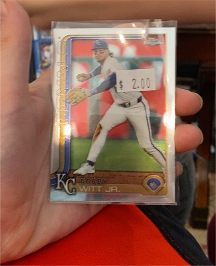 2025 Topps Chrome #93 Bobby Witt Jr. — front