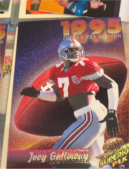 1995 Superior Pix #2 Joey Galloway Deep Threat — front
