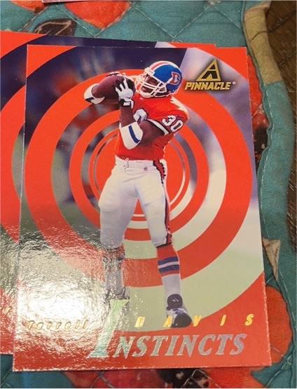 1997 Pinnacle #197 Terrell Davis Instincts — front