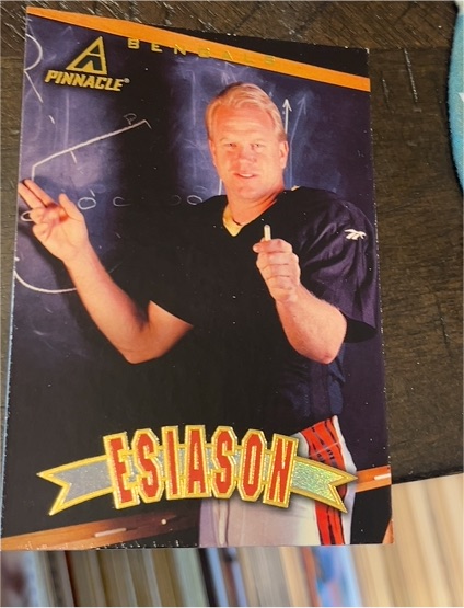 1997 Pinnacle #23 Boomer Esiason — front