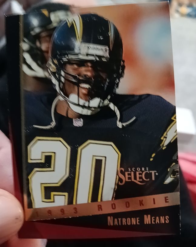 1993 Score Select #174 Natrone Means Rookie — front