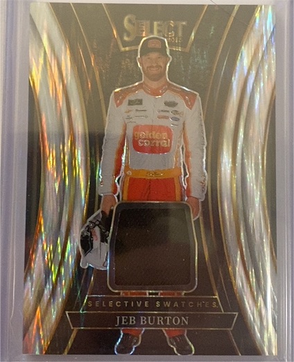 2025 Panini Select #SS-JEB Jeb Burton Selective Swatches — front