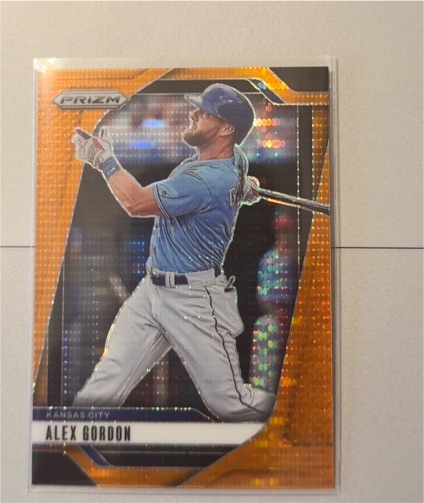 2025 Panini Prizm Alex Gordon Orange Pulsar — front