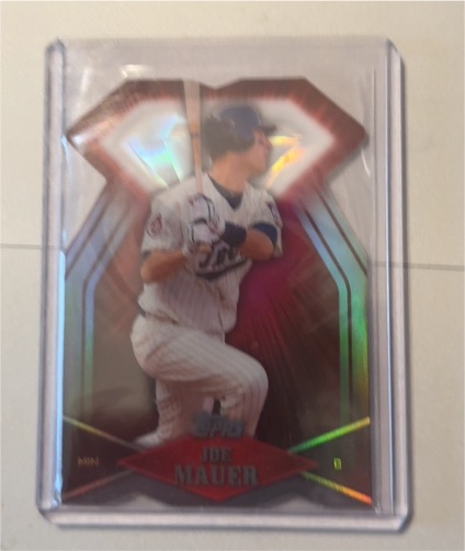 2011 Topps Diamond Die Cut #DDC-80 Joe Mauer — front
