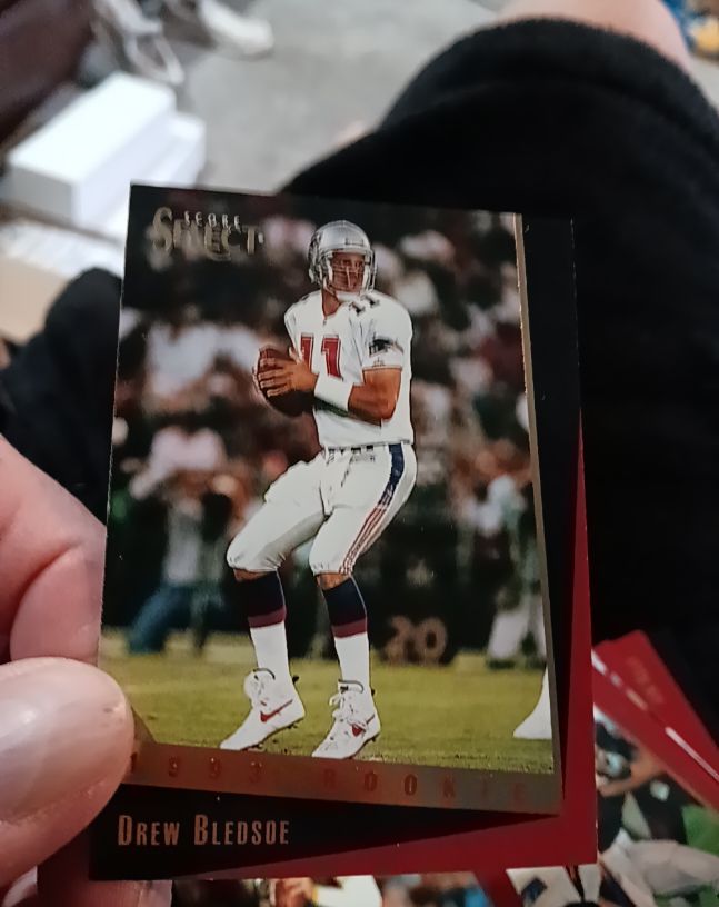 1993 Select #166 Drew Bledsoe Rookie Card — front