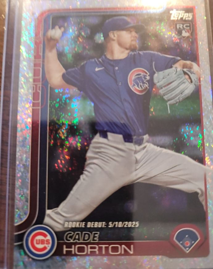 2025 Topps Update #US214 Cade Horton Rookie Debut — front
