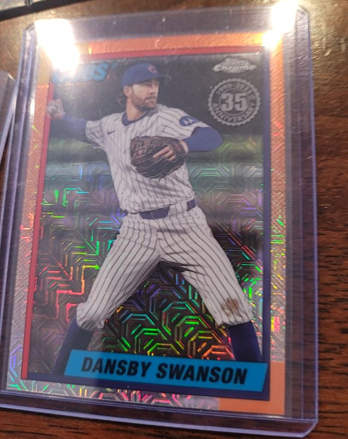 2025 Topps Update Series 1990 Topps Chrome Silver Pack #U90C-78 Dansby Swanson — front