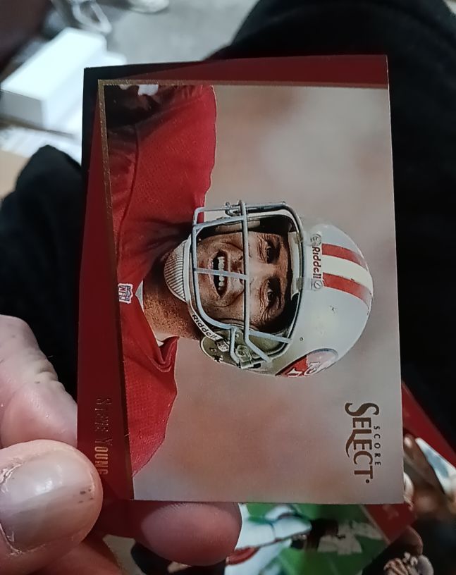 1993 Score Select #1 Steve Young — front
