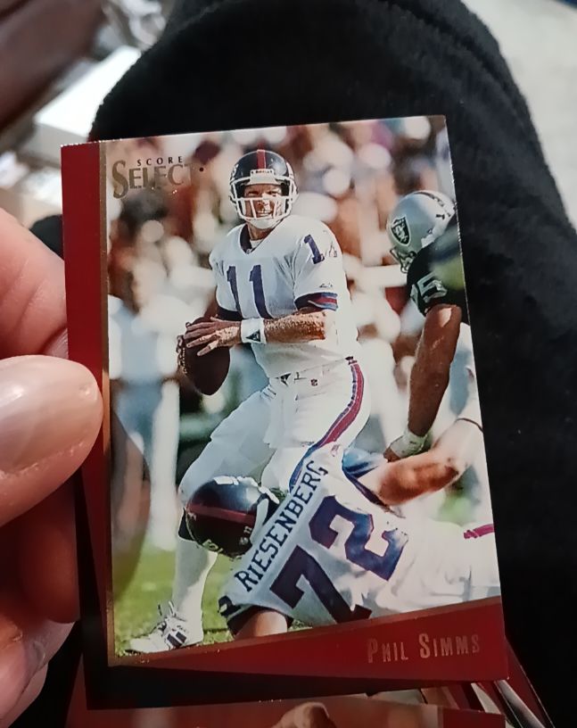 1993 Score Select #19 Phil Simms — front