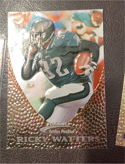 1997 Pinnacle Action Packed #Ricky Watters — front
