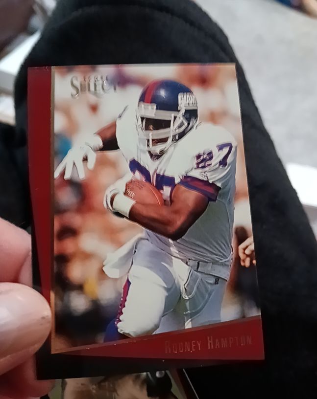 1993 Select #37 Rodney Hampton — front