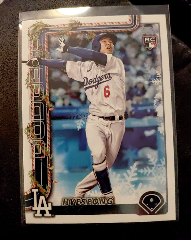 2025 Topps Holiday #H174 Hyeseong Kim — front