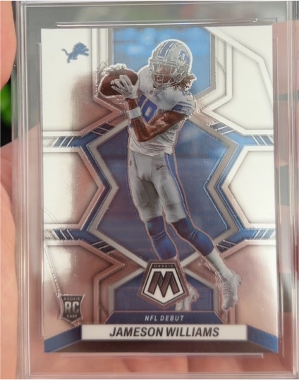 2022 Panini Mosaic #278 Jameson Williams NFL Debut — front