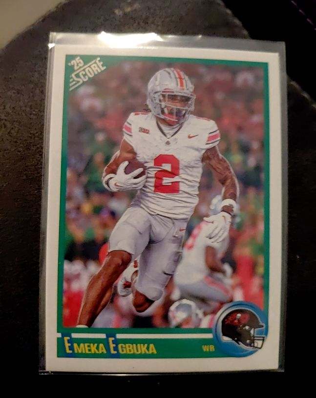 2025 Panini Score #8 Emeka Egbuka — front