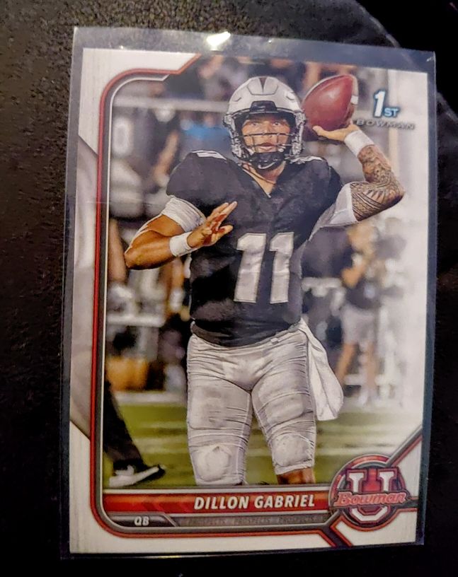 2021 Bowman University #9 Dillon Gabriel — front