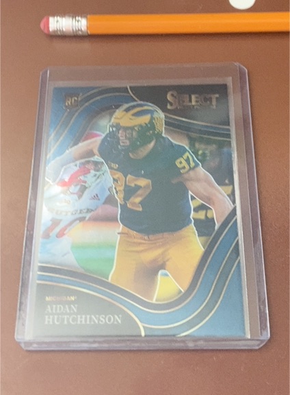 2022 Panini Select Draft Picks #198 Aidan Hutchinson — front