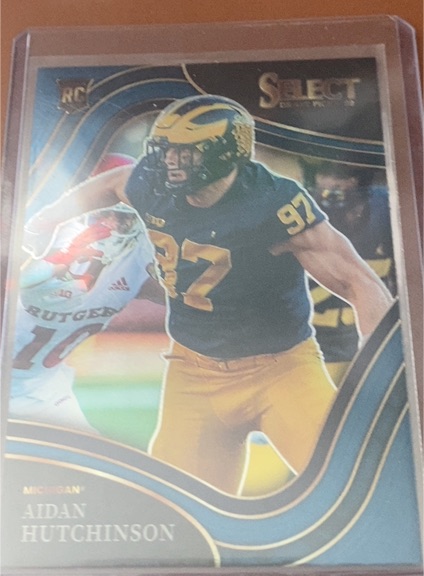 2022 Panini Select Draft Picks #198 Aidan Hutchinson — front