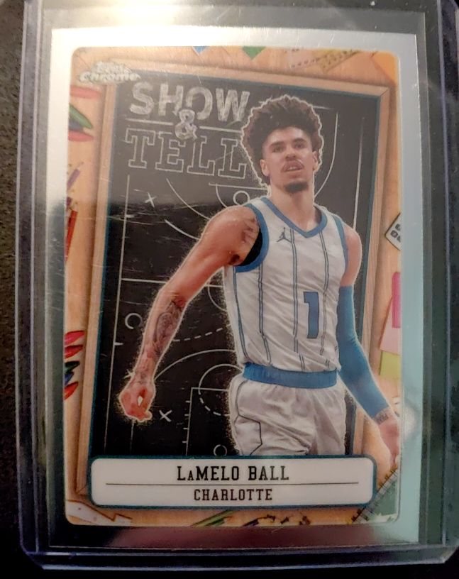 2024-25 Topps Chrome #ST-8 LaMelo Ball Show & Tell — front