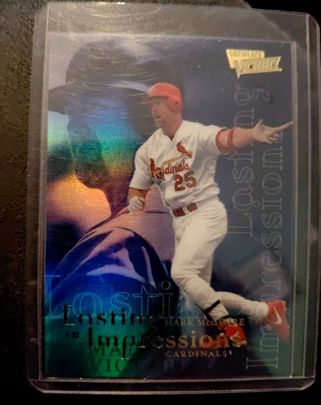 2000 Upper Deck Ultimate Victory Lasting Impressions #L5 Mark McGwire — front