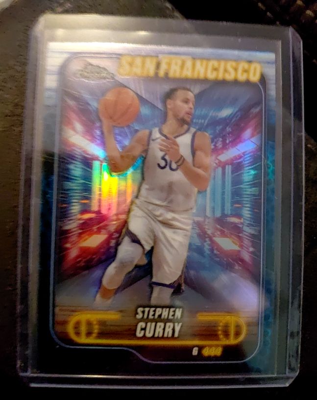2024-25 Topps Chrome #187 Stephen Curry — front