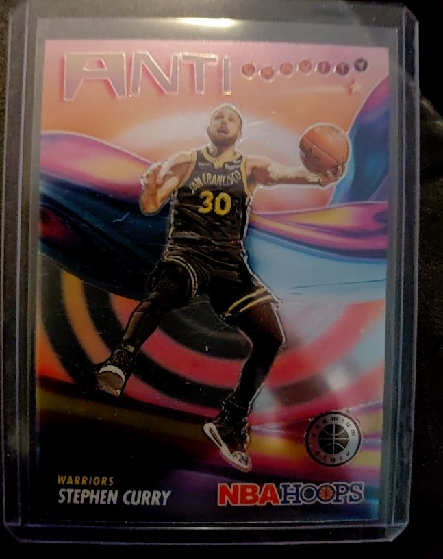2023-24 Panini NBA Hoops Premium Stock #3 Stephen Curry — front