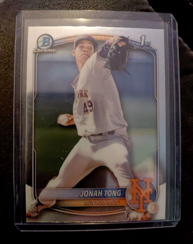 2025 Bowman Chrome Prospects #BCP-105 Jonah Tong — front