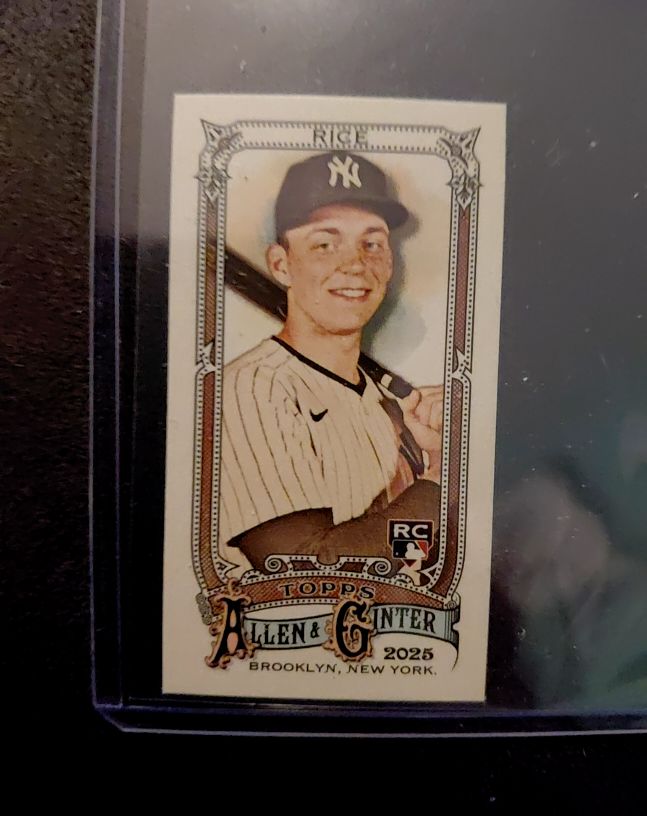 2025 Topps Allen & Ginter #104 Ben Rice Mini — front