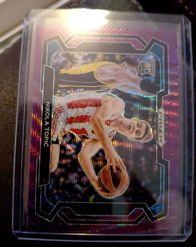 2024 Panini Prizm Draft Picks #10 Nikola Topic — front