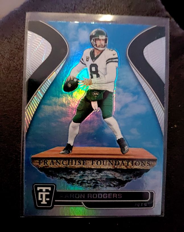 2024 Panini Totally Certified #5 Aaron Rodgers Franchise Foundations — front
