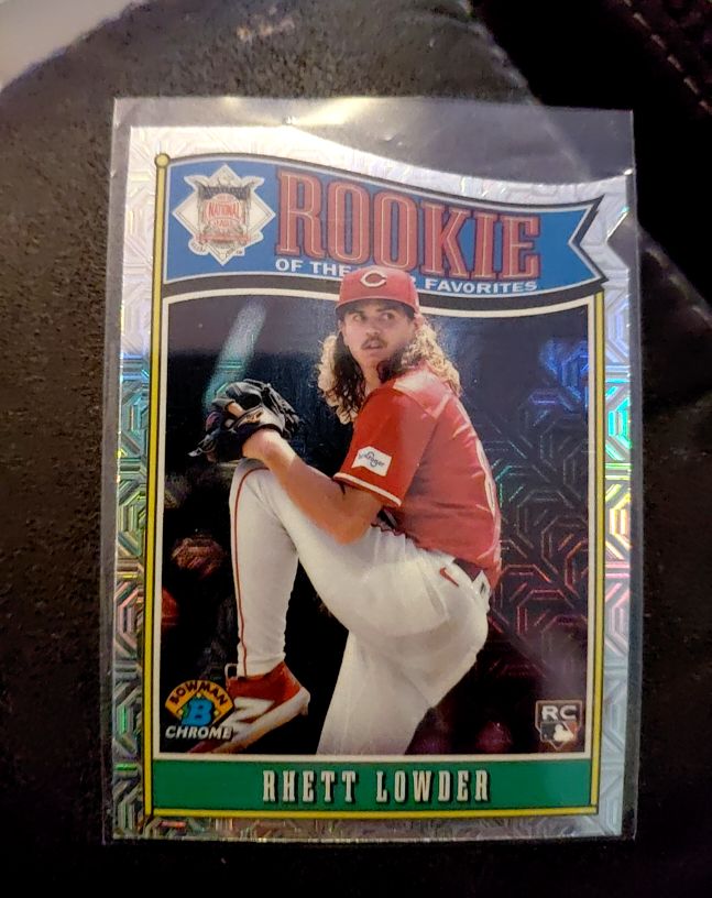 2025 Bowman Rookie of the Year Favorites #ROY-11 Rhett Lowder — front