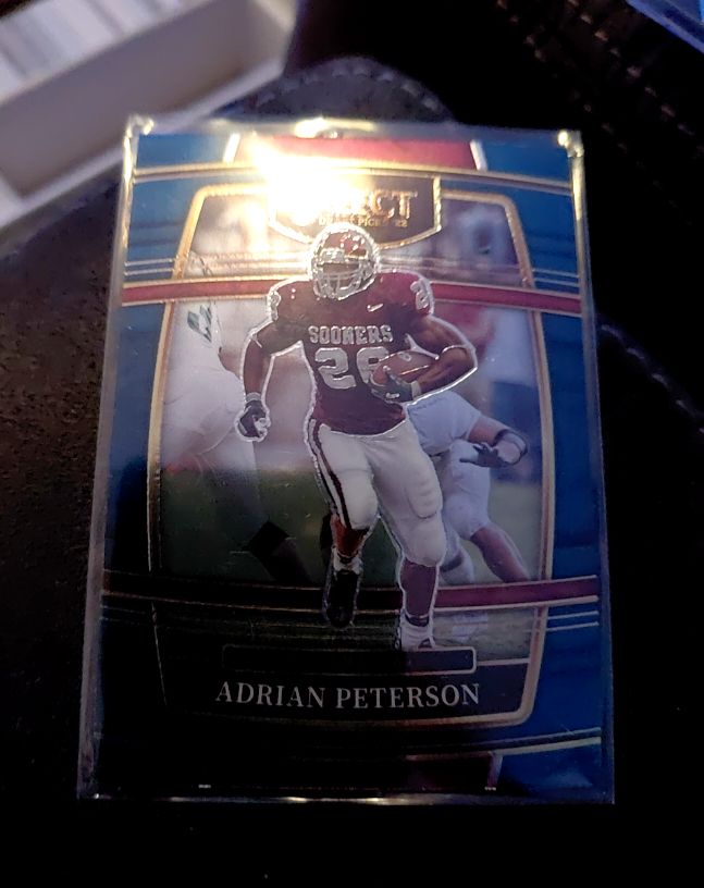 2022 Panini Select Draft Picks #66 Adrian Peterson — front