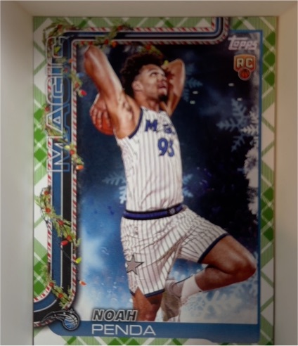 2025-26 Topps Holiday #H192 Noah Penda — front