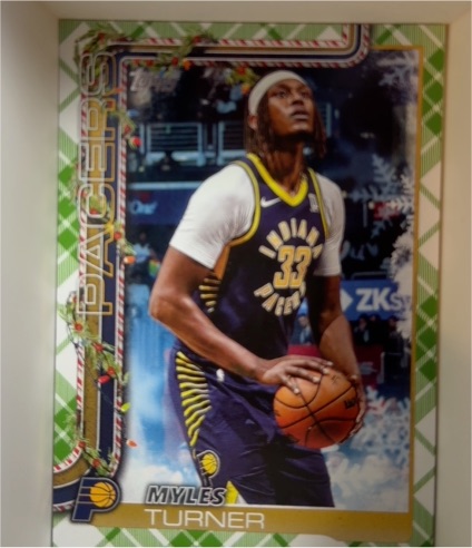 2025-26 Topps Holiday #H40 Myles Turner — front