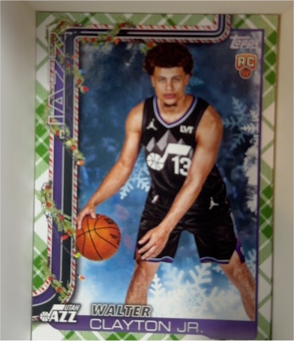 2025-26 Topps Holiday #H178 Walter Clayton Jr. — front