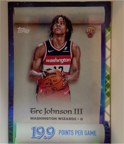 2025-26 Topps Holiday Making The Nice List #ML-6 Tre Johnson III — front