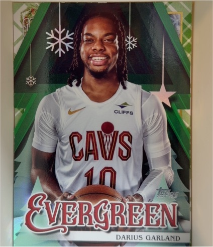 2025-26 Topps Holiday Evergreen #EV-DG Darius Garland — front