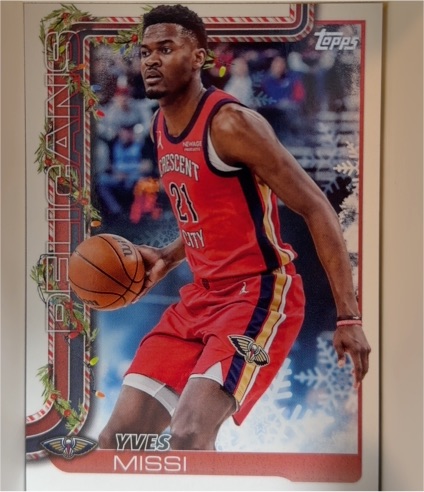 2025-26 Topps Holiday #H153 Yves Missi — front