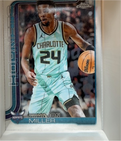 2025-26 Topps Chrome #89 Brandon Miller — front