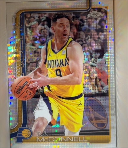 2025-26 Topps Chrome #11 T.J. McConnell — front