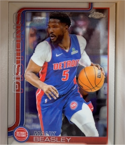 2025-26 Topps Chrome #36 Malik Beasley — front