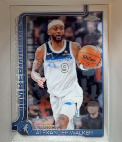 2025-26 Topps Chrome #193 Nickeil Alexander-Walker — front