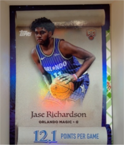 2025-26 Topps Holiday #ML-25 Jase Richardson — front
