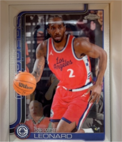 2025-26 Topps Chrome #44 Kawhi Leonard — front
