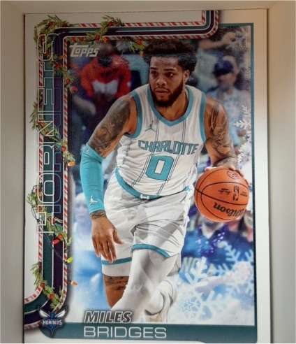 2025-26 Topps Holiday #H55 Miles Bridges — front
