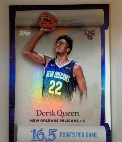 2025-26 Topps Holiday #ML-13 Derik Queen — front