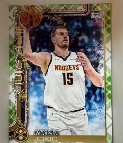 2025-26 Topps Holiday #H78 Nikola Jokic — front