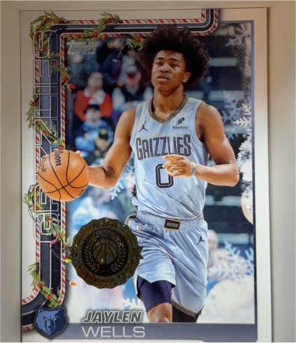 2025-26 Topps Holiday #H147 Jaylen Wells — front